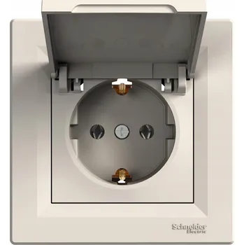 Elektrická zásuvka Elektrická Zásuvka Schneider Electric béžová