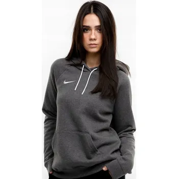 Dámské oblečení Dámská fleecová mikina s kapucí Mikina Park Nike Fleece CW6957 071 Šedá XS