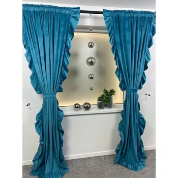 Obraz Závěs polozatemňovací s páskou, tunelem a žabkami, 160 cm x 250 cm