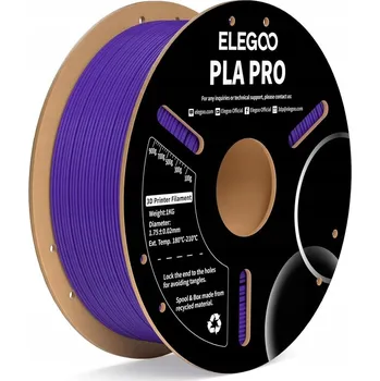 3D tisk ELEGOO PLA PRO - 1.75mm - 1KG - Kartonová cívka - Fialová
