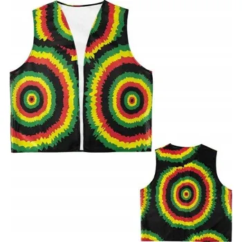 Dámská vesta Vesta Rasta Jamajka Karneval Rastafarián