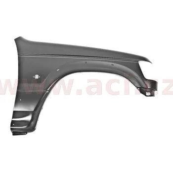 Blatník karosérie přední blatník s otvorem pro blikač (s otvory pro plastový lem) P