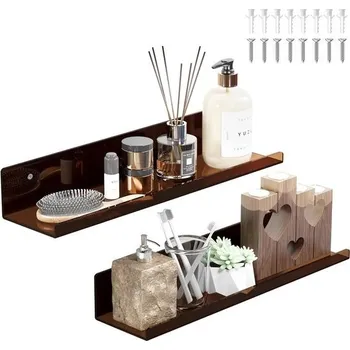 Knihovna Nástěnná police, plovoucí police, šířka 38 cm, sada 2 kusů, nástěnná police do dětského pokoje,