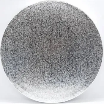 Pevná stříbrná podložka pod dort – Ø 25 cm