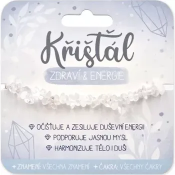 Náramek Nekupto Náramek s polodrahokamy Křišťál