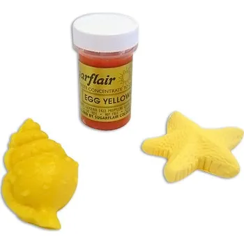 Potravinářské barvivo Gelová barva Sugarflair - Egg Yellow / Cream (25 g)