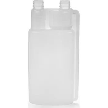 PONT Dávkovací lahev s odměrkou 1000/50/60ml 2N 28TE HDPE, 2 uzávěry
