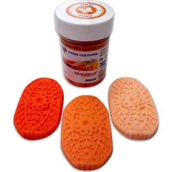 Potravinářské barvivo Gelová barva Food Colours - Oranžová (35 g)