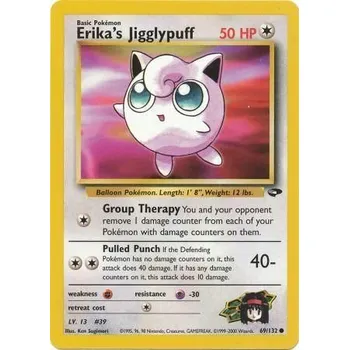 Karetní hra Pokémon GC 069/132 Erika's Jigglypuff - Gym Challenge Stav: Excellent