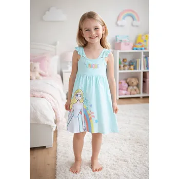 Dívčí noční košile Sun City Noční košile FROZEN ELSA na ramínka mentolová Mentolová, Velikost: 116 116