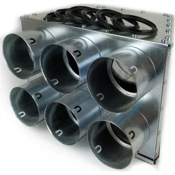 rekuperace vzduchu Rozdělovací box - 6x90/160