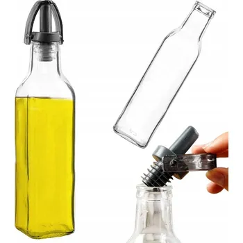 Nádoba na olej a ocet Skleněná láhev na olej a ocet s dávkovačem 250 ml
