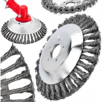 DRÁTĚNÝ KARTÁČ PRO KŘOVINOŘEZ, HLAVA 200mm PRO VYŽÍNAČ, DRÁŤÁK