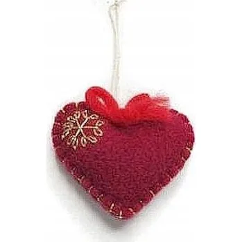 Šperk Plyšový přívěsek srdce