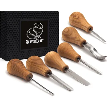 Ruční nářadí BeaverCraft Řezbářská sada BEAV-SC05 6 ks