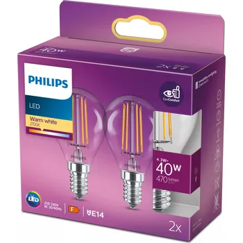 Žárovka Philips 8718699777630 LED žárovka 4,3 W E14 A++
