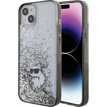 Pouzdro na mobilní telefon Zadní Kryt Karl Lagerfeld pro Apple iPhone 15 Plus bezbarvý