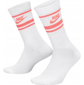 Pánské ponožky Nike Ponožky S12980 bílé, velikost 38-42