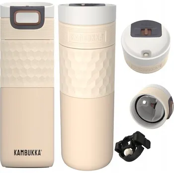 Termoska Termohrnek Kambukka Etna Grip 500ml Barely Beige s protiskluzovým úchytem