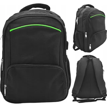 Městský batoh Školní batoh černý