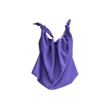 Sportovní vak Vak " NA COKOLIV" s uchy - Fialová / Bez výšivky