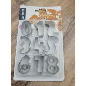 Vykrajovátko Kovová vykrajovátka čísla