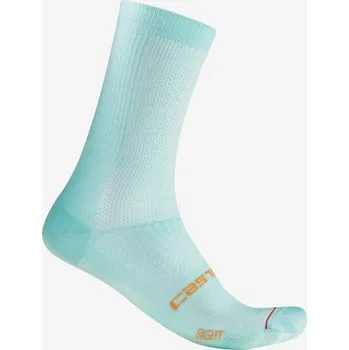 Pánské ponožky Ponožky Castelli Espresso 18 pool blue "L-XL" AD Velikost: L—XL