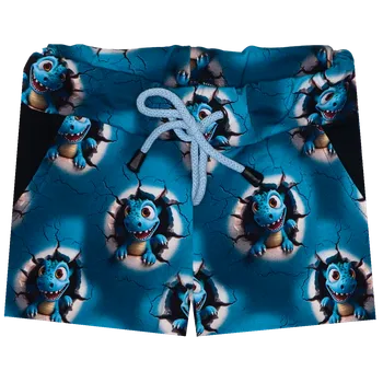 Kraťasy - DINO modrý Velikost: 146