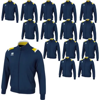 ERREA´ ERREA LOU dětský set 15 ks tréninkových bund – výprodej BARVA: tmavě modrá - žlutá - bílá, Velikost: XS Set 15 ks – možnost kombinace velikostí