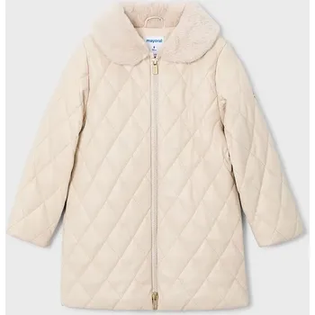 Dívčí bunda Dětská bunda Mayoral 4445.6F.Mini.9BYA béžová 12X, vel. 122