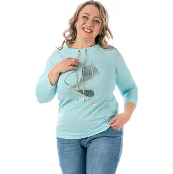 Dámská halenka Dámská halenka TIBERIA 42/44 Světle modrá