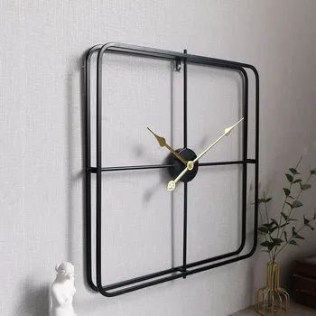 Hodiny Designové nástěnné hodiny VIP CUBE Black 60cm