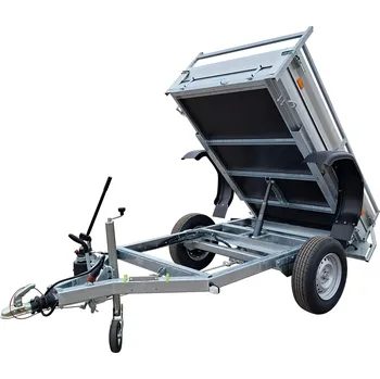 Přívěs k motorovému vozidlu ALASPRO AHB 23 1SK 1800kg 2100x1300mm jednostranný sklápěcí přívěsný vozík