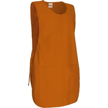 Kuchyňská zástěra Regulovatelný ochranný pracovní zástěra oranžové barvy