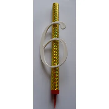 Dortová svíčka Fontána na dort - číslice 6