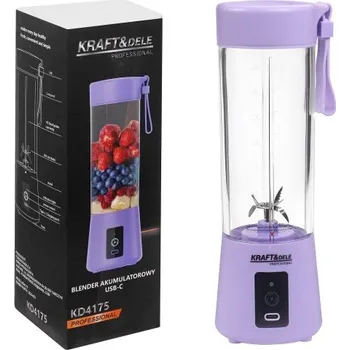 Kraft-Dele Bezdrátový akumulátorový mi × ér s nerezovým ostrím 400 ml KD4175