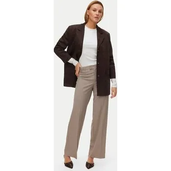 Dámské kalhoty Vero Moda Kalhoty z materiálu Texas 10334103 Béžová Straight Fit S