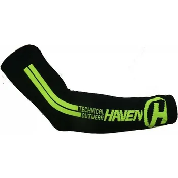 Cyklistické oblečení Návleky na ruce HAVEN Softies black/yellow AD Velikost: XL