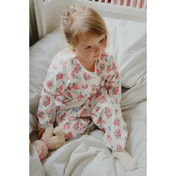 Souprava Konges Sløjd GIO BOW SET GOTS KS103817.9BYA béžová 01X, vel. 110-116