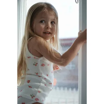 Dětská bavlněná souprava Konges Sløjd MINNIE UNDERWEAR GOTS KS3021.9BYA bílá 00X, vel. 98