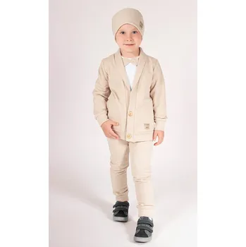 Chlapecká mikina Chlapecký béžový svetřík Nicol, vel. 104
