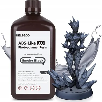Filament Resin pro 3D tiskárnu Elegoo černá 2 l