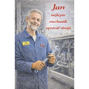 Plechová cedule Cedule - Mechanik opravář - Plast / A5 ( 20x15cm) / 3. Kresba tužkou