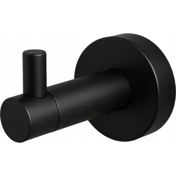 Věšák BALNEO HACZYK DO KOUPELNY QUBE ČERNÝ NEREZOVÁ OCEL VĚŠÁK NA RUČNÍKY