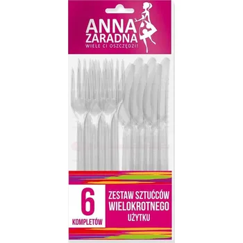 Příbor Anna Zaradna Sada příborů z cukrové třtiny, 6 sad