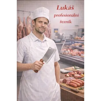 Plechová cedule Cedule - Řezník - Plast / A5 ( 20x15cm) / 5. Humorná karikatura