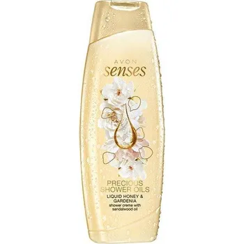 Sprchový gel Avon Precious Shower Oil Krémový sprchový gel s medem a gardénií 500 ml