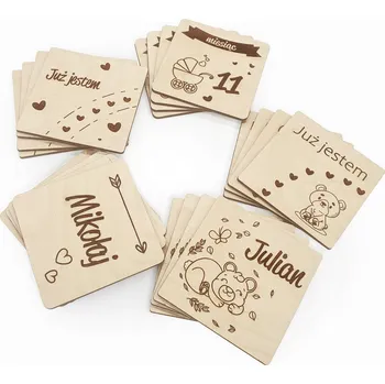 Obraz Karta pro focení miminka - Dobře Vyřezané