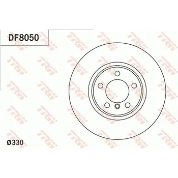 Brzdový kotouč Brzdový kotouč LUCAS DF8050