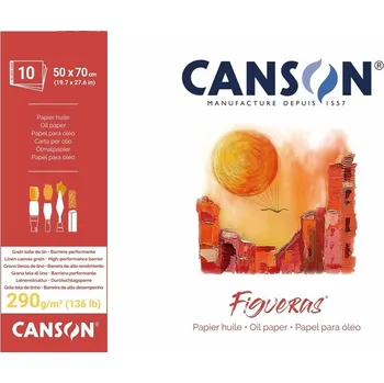 Blok CANSON Figueras Oil 50x70cm, 10 listů 290g